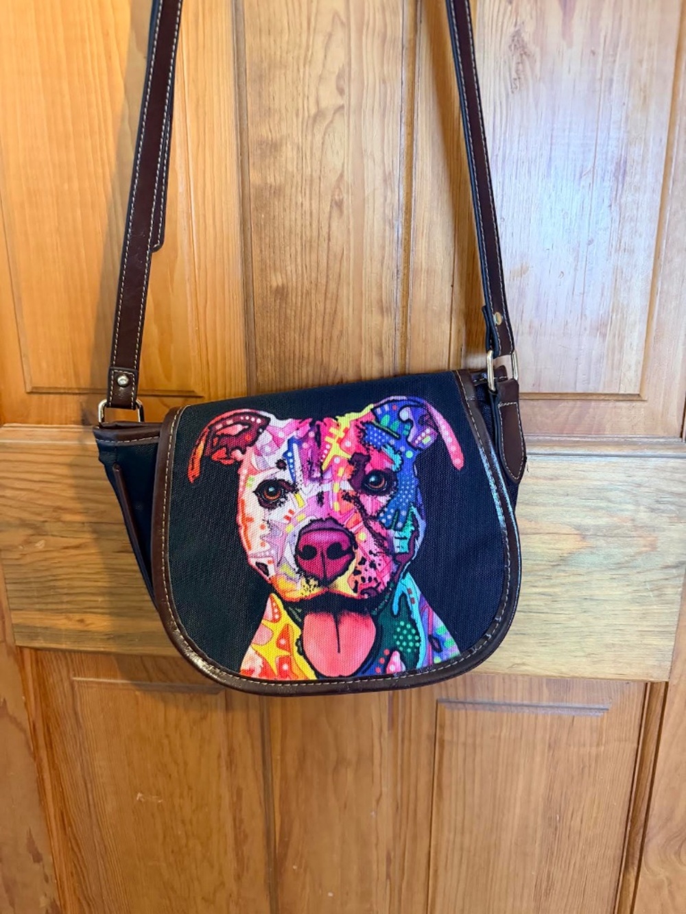 Pit Bull crossbody purse